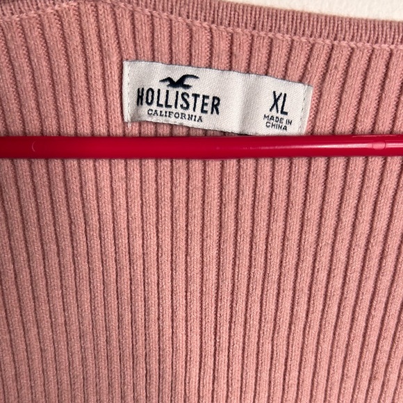 Hollister Pink Ribbed Sweater - Picture 3 of 3